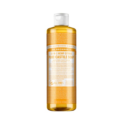 Dr Bronners Citrus Orange Castile Liquid Soap 473ml